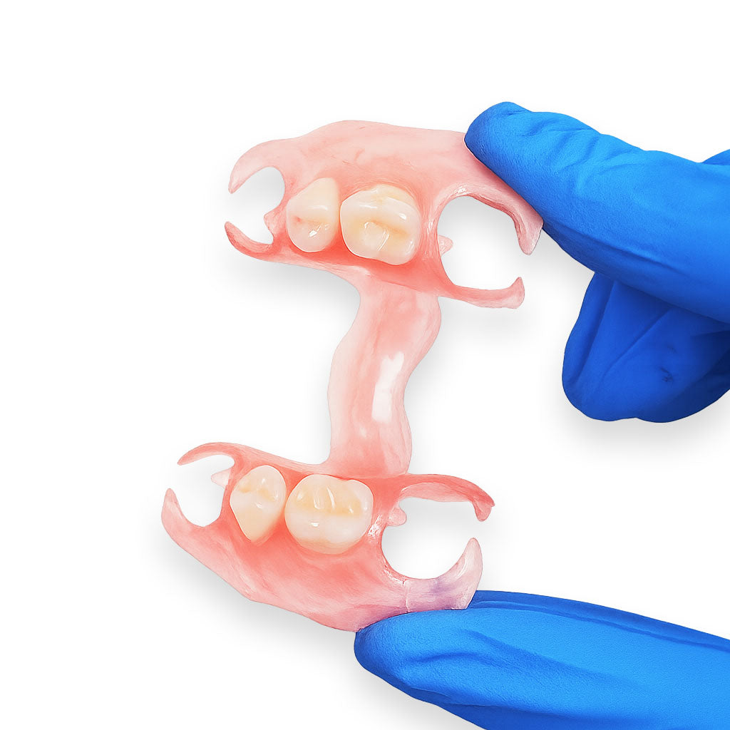 Online Custom Flexible Valplast Upper Lower Partial Denture PDD Online Custom Flexible Valplast Upper Lower Partial Denture PDD