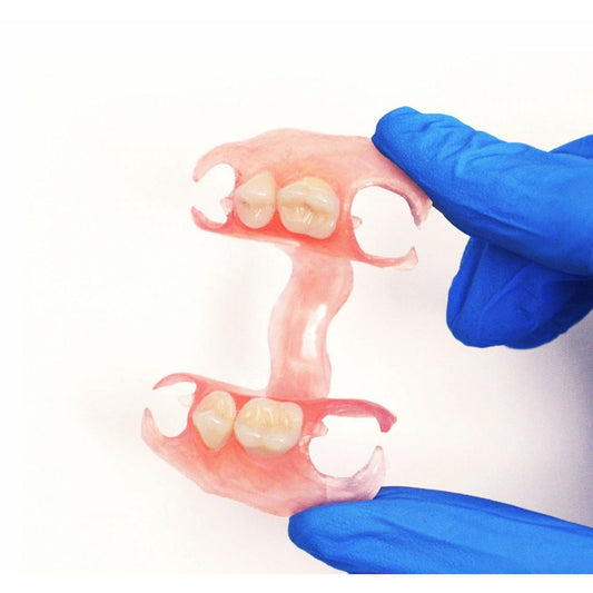 flexible valplast partial denture back teeth
